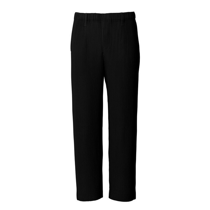 Draping Effect Straight Loose Wide Leg Casual Trousers