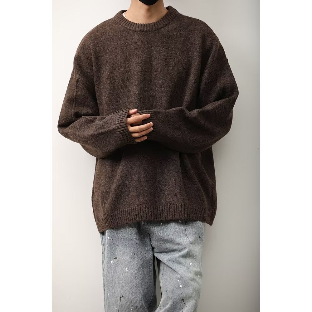 Men's Autumn And Winter Thermal Knitting Bottoming Shirt Top