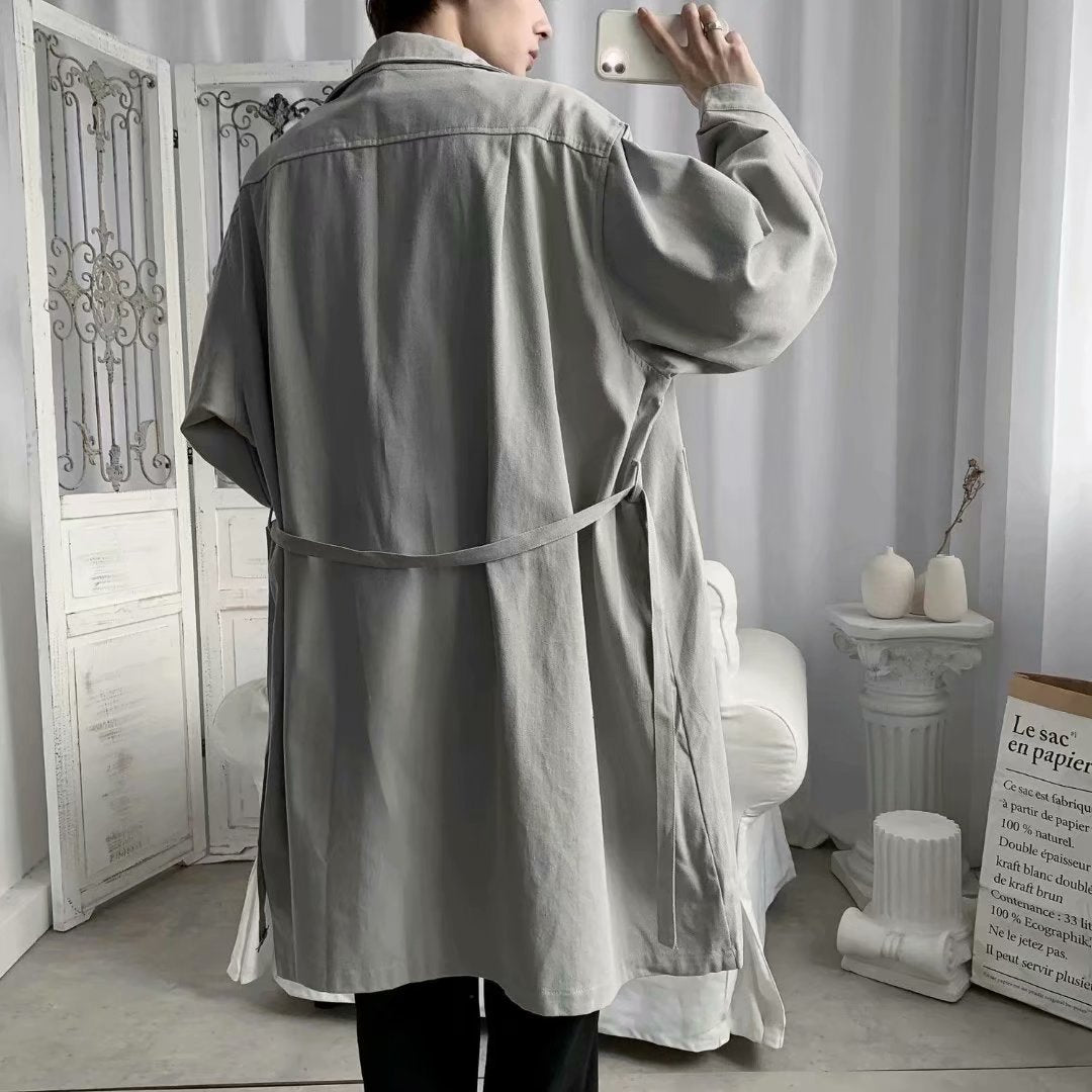 Young Korean Style Loose Long Sleeve Shirt Men