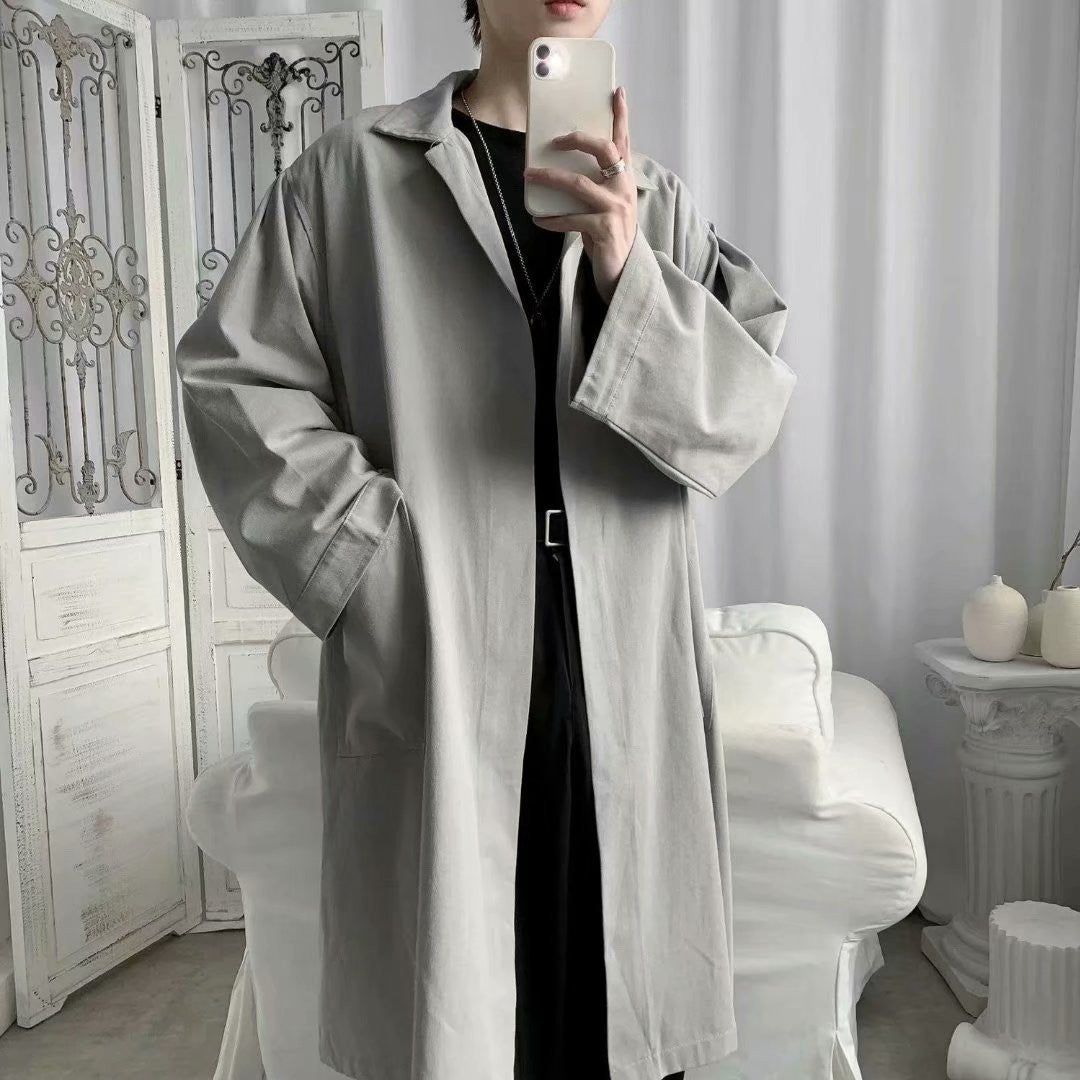 Young Korean Style Loose Long Sleeve Shirt Men