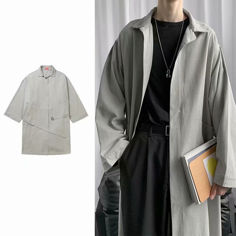 Young Korean Style Loose Long Sleeve Shirt Men