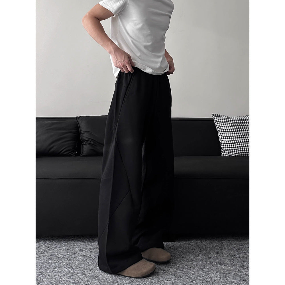 Three-dimensional Cut Profile Machete Micro-pull Casual Pants