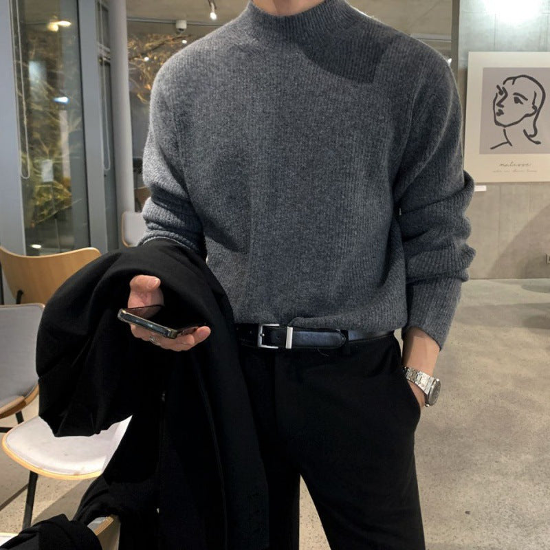 Fashion Sweater Male Keep Warm Inner Match