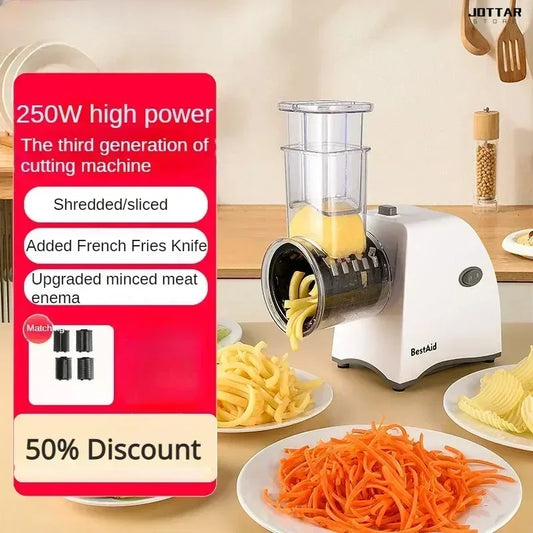 New electric vegetable cutter & meat grinder. For household. Multifunctional ，New style.Meat grinder and enema