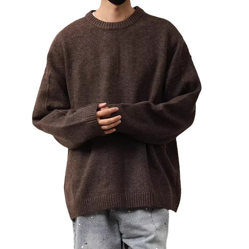 Men's Autumn And Winter Thermal Knitting Bottoming Shirt Top